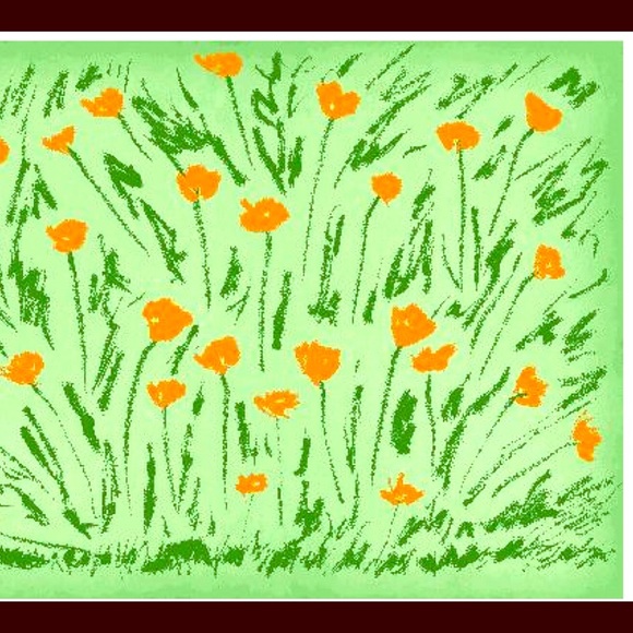 Small square silk scarf - Picture 1 of 1